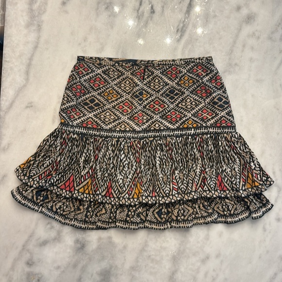 BCBGMAXAZRIA Nima Aztec Skirt size 8 - Picture 6 of 12
